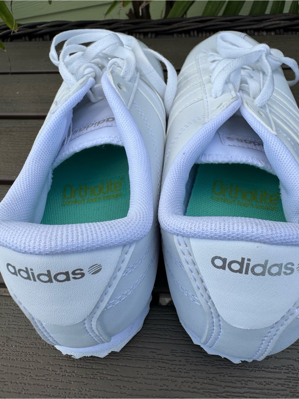 Adidas Women’s Neo Ortholite white sneakers NWOT Size 7 - Picture 7 of 7